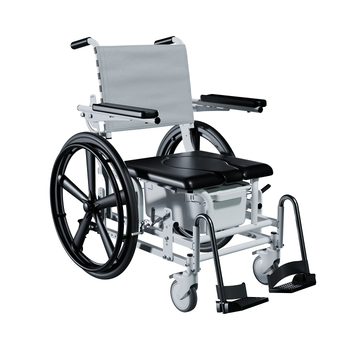 DECTRII Shower Chair with Padded Armrests and Back, Heavy Duty